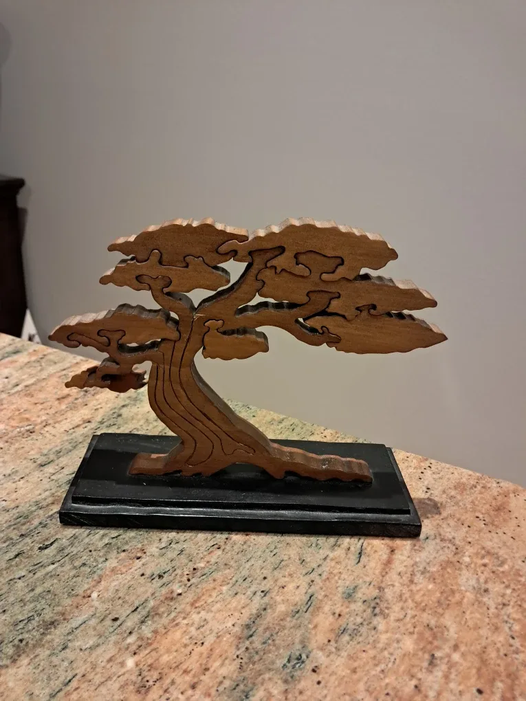 Wooden Bonsai Tree Puzzle