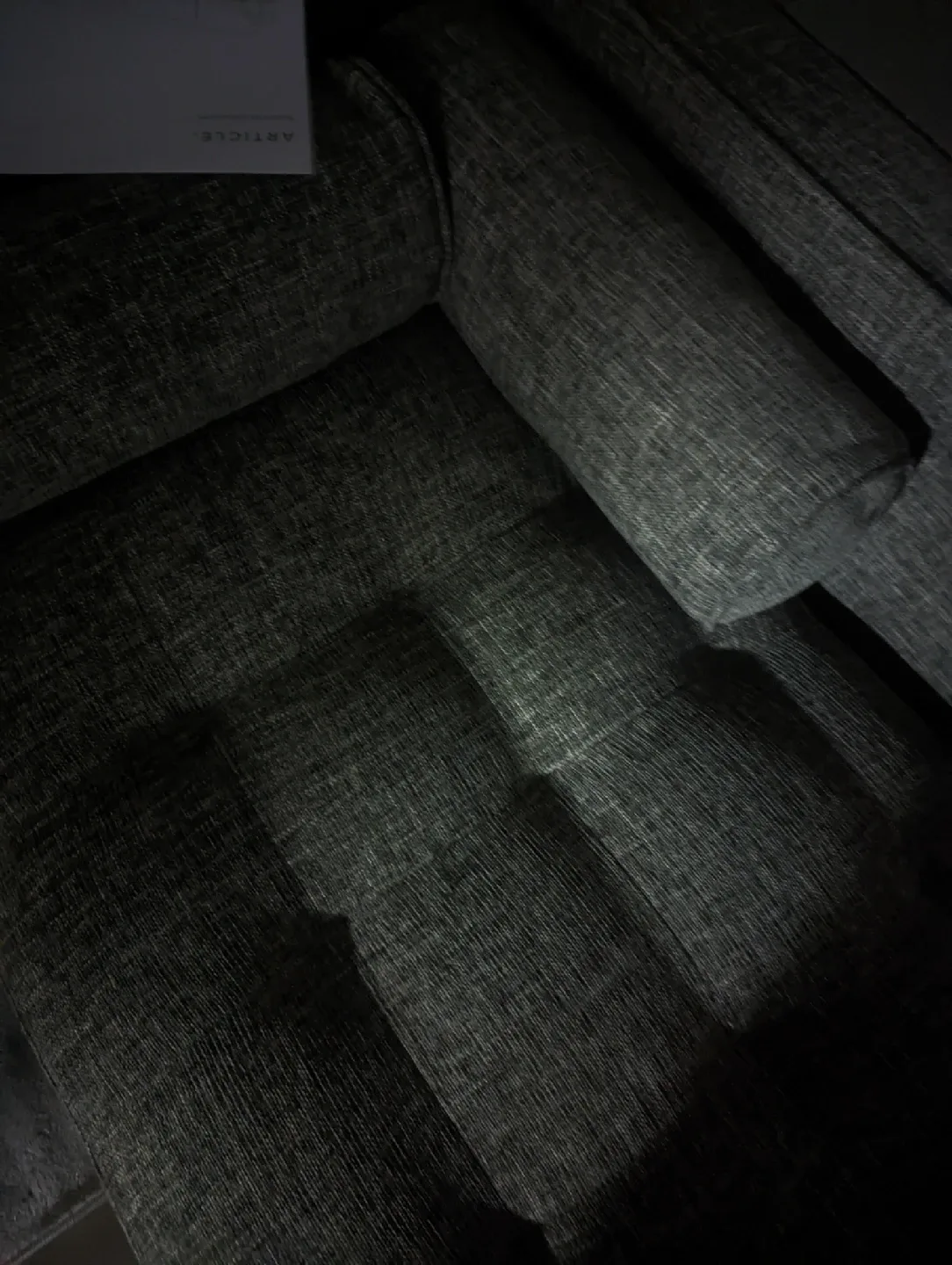 Brand New Assembled Article Sven Sectional Sofa - Gray image indicator(5)