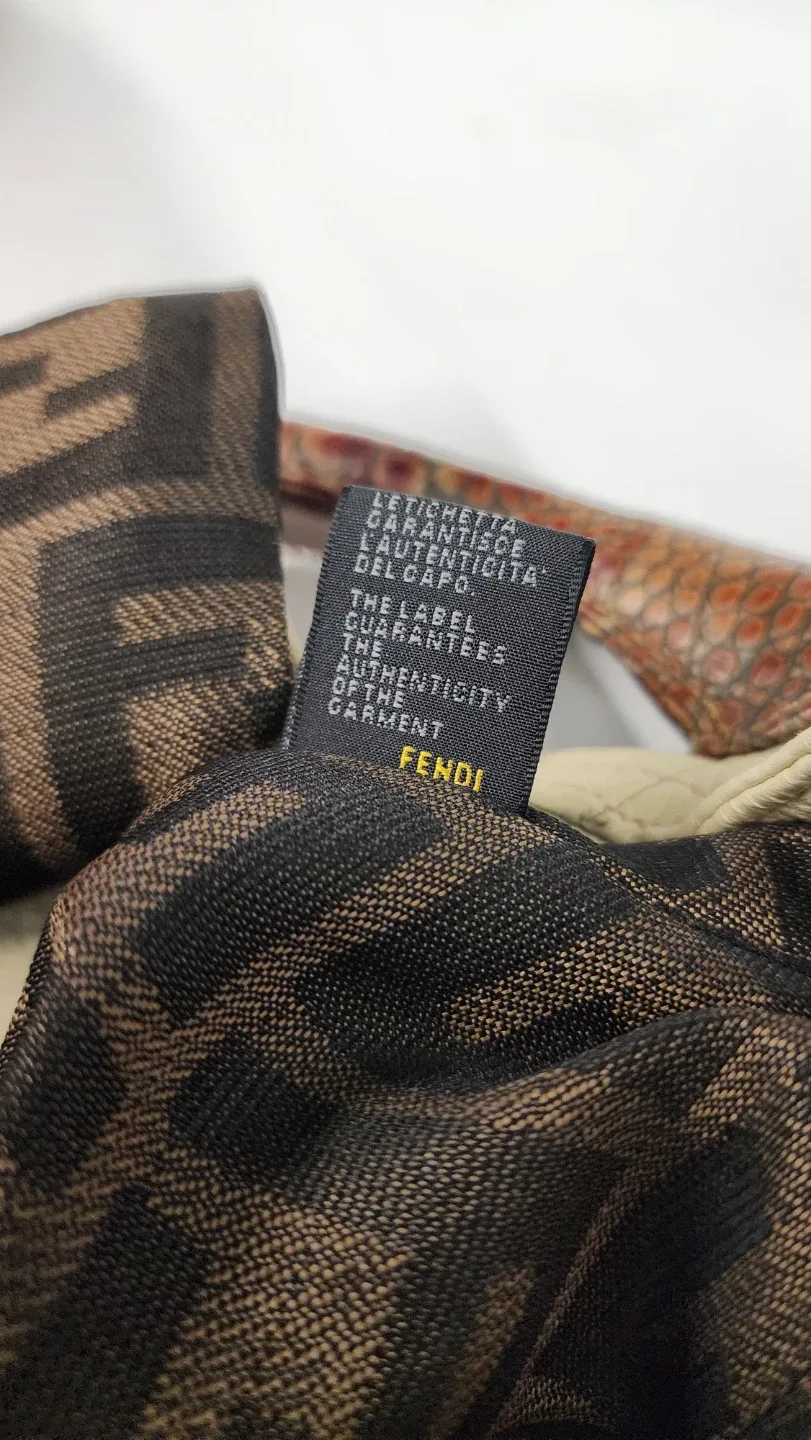 Fendi Cream Leather Handbag image indicator(4)