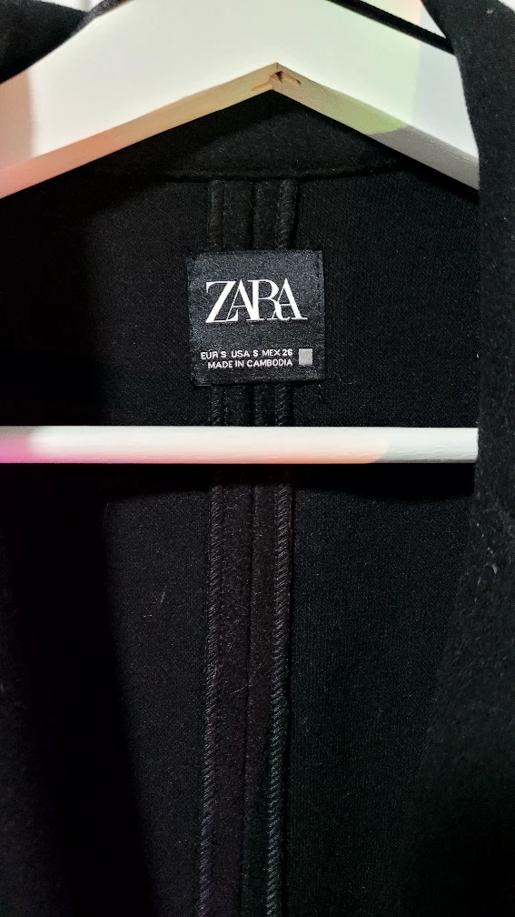 Zara Black Coat - Size S - photo 3