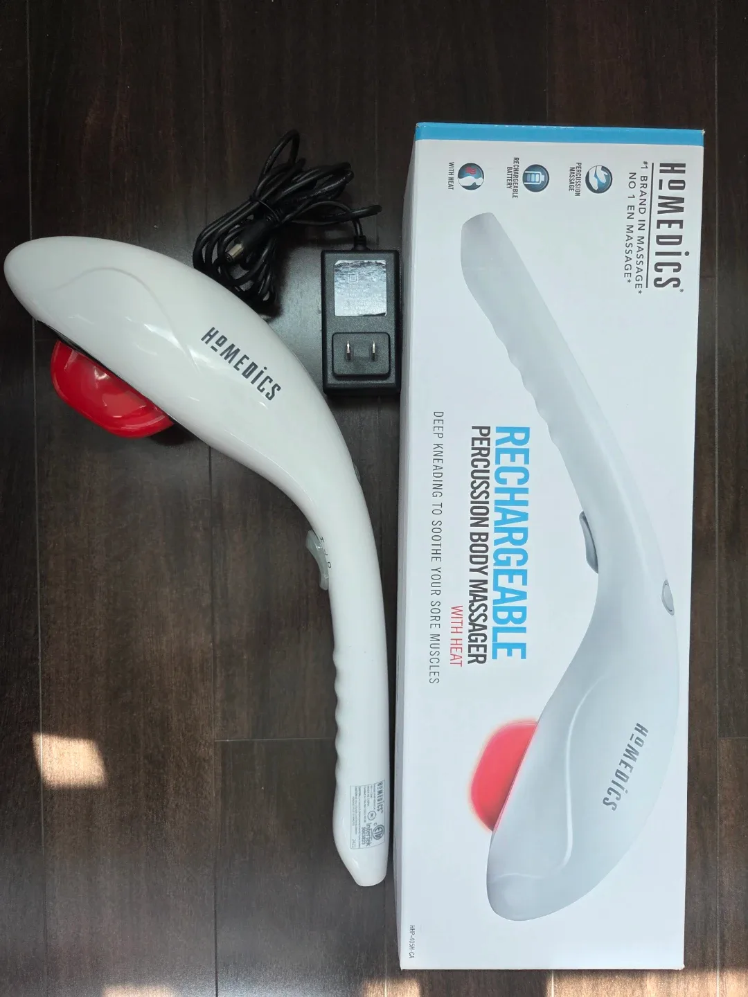 HoMedics Rechargeable Percussion Body Massager w/ Heat image indicator(2)
