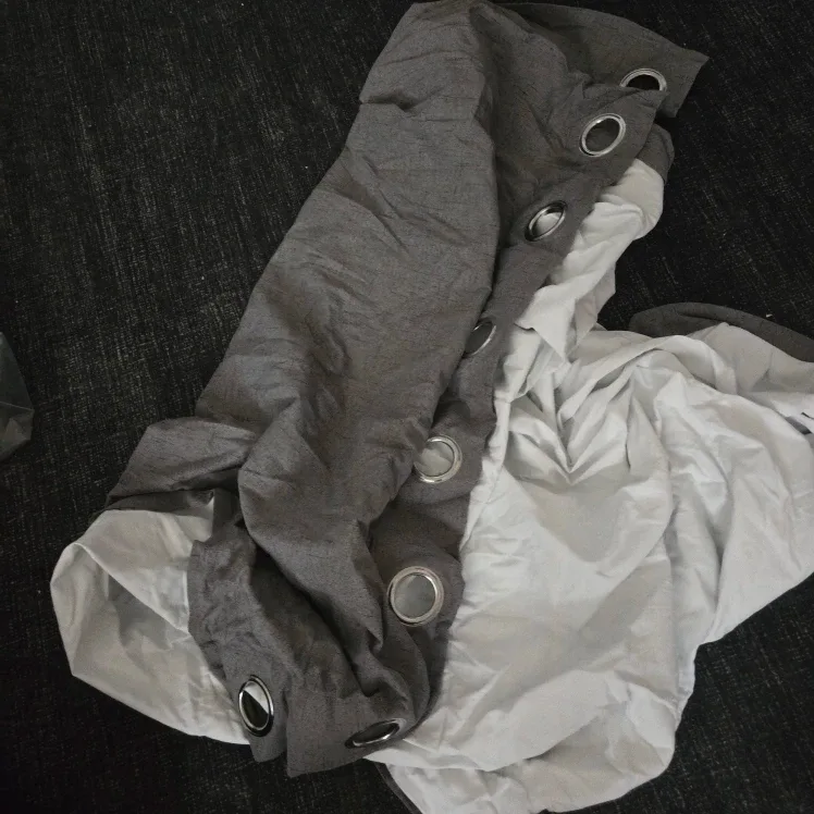 Grey black out  Curtains set