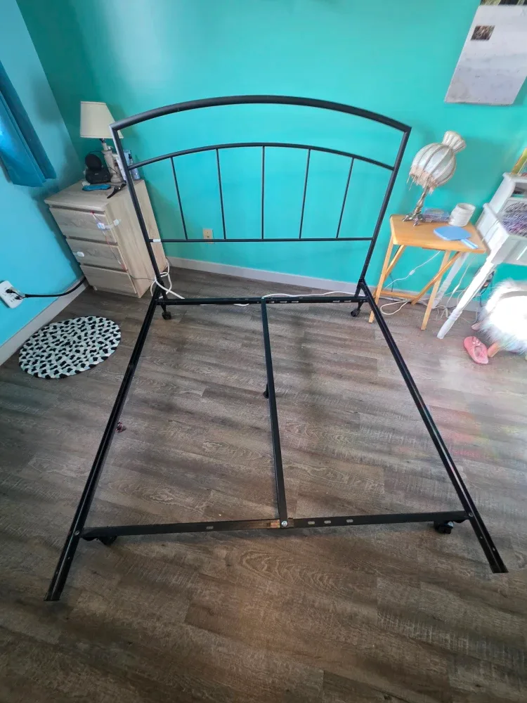 Bed Frame, Box Spring and Headboard