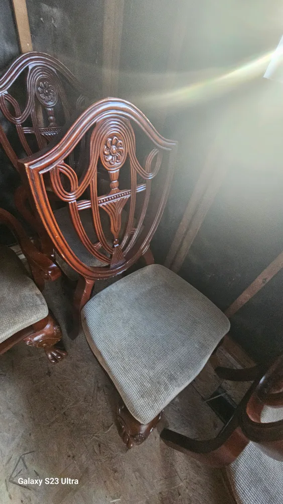 Antique Style Dining Chairs - Set of 6