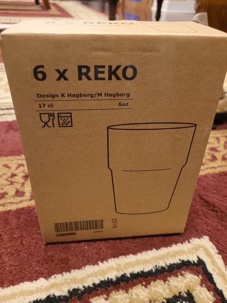 REKO Glass, 6-pack, 6oz (17cl)