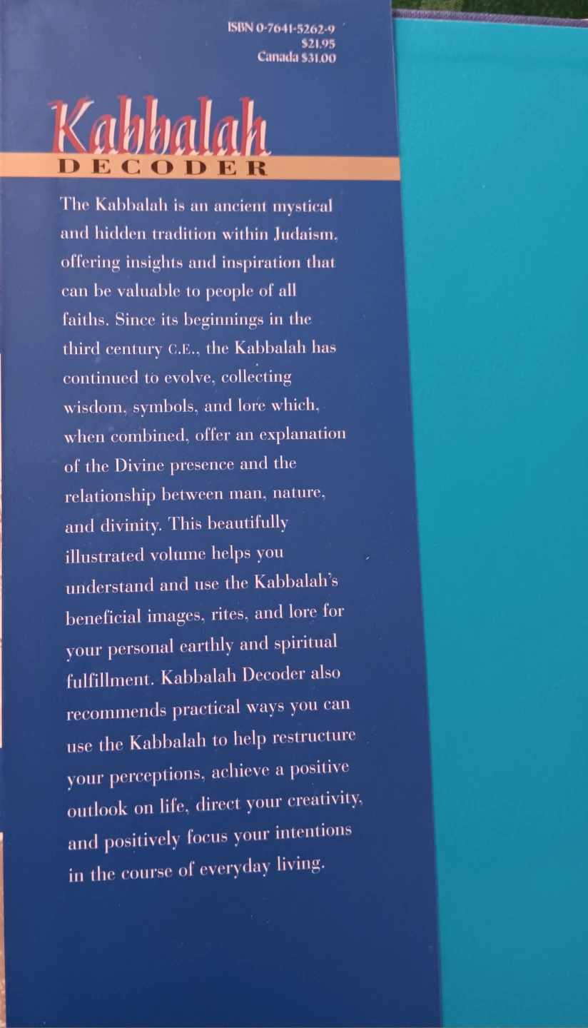 Kabbalah Decoder Book - photo 2
