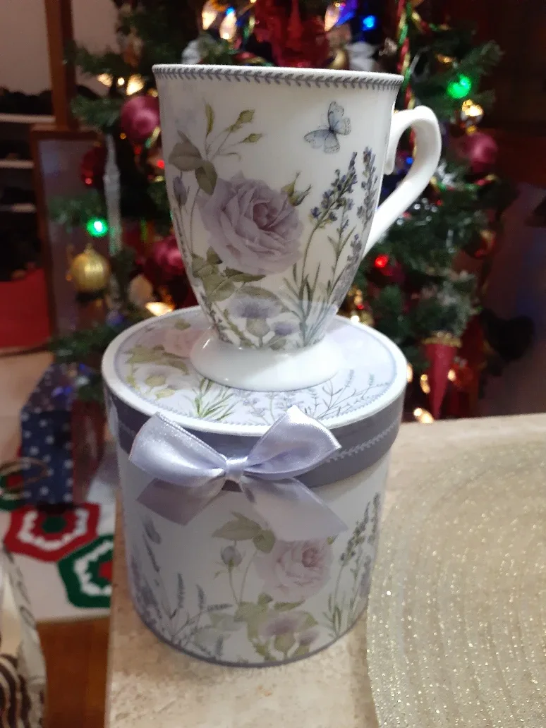Lavender Mug with Keepsake Box