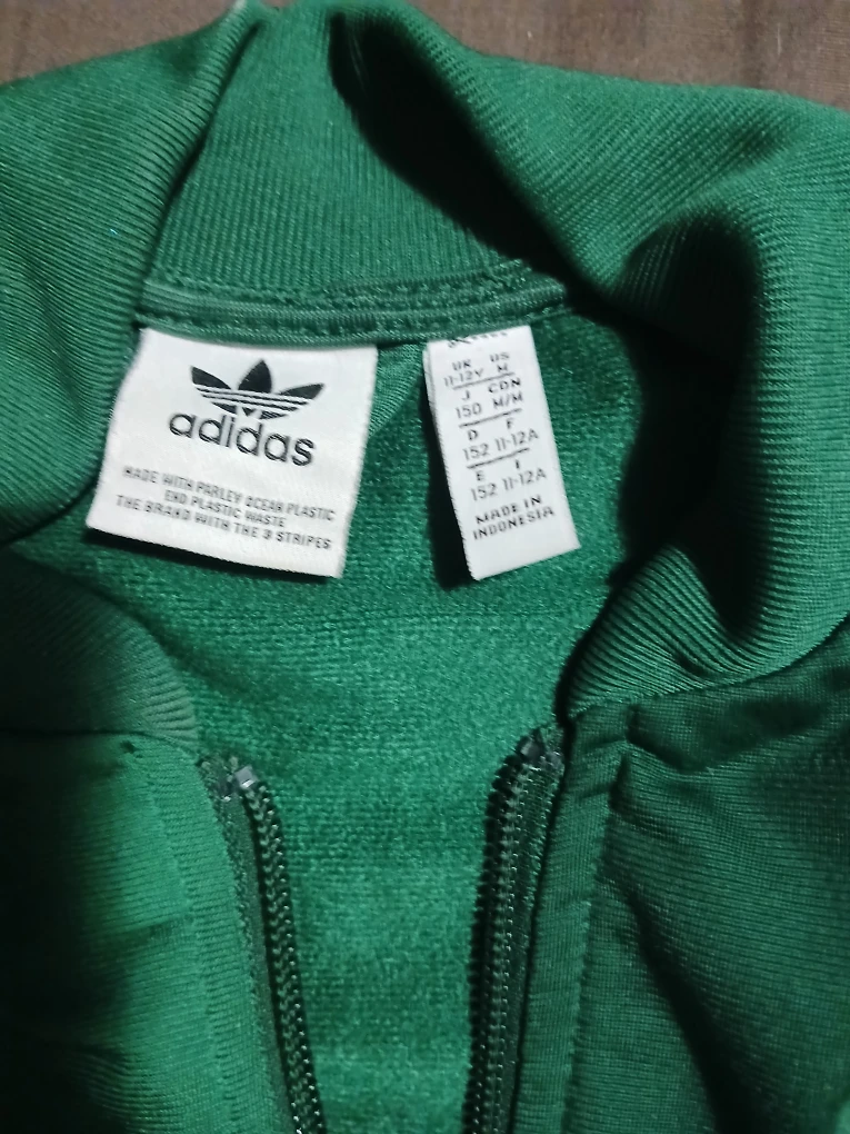 Adidas Green Track Jacket - Size 152 - photo 2