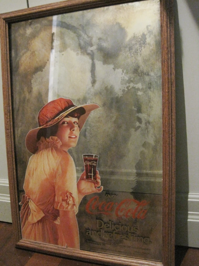 Coca-Cola Framed Mirror
