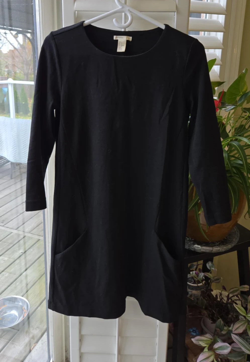 H&M Black Long Sleeve Dress