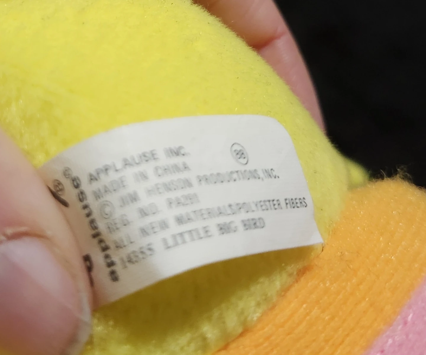 $15 applause baby big bird plush 11" - photo 5