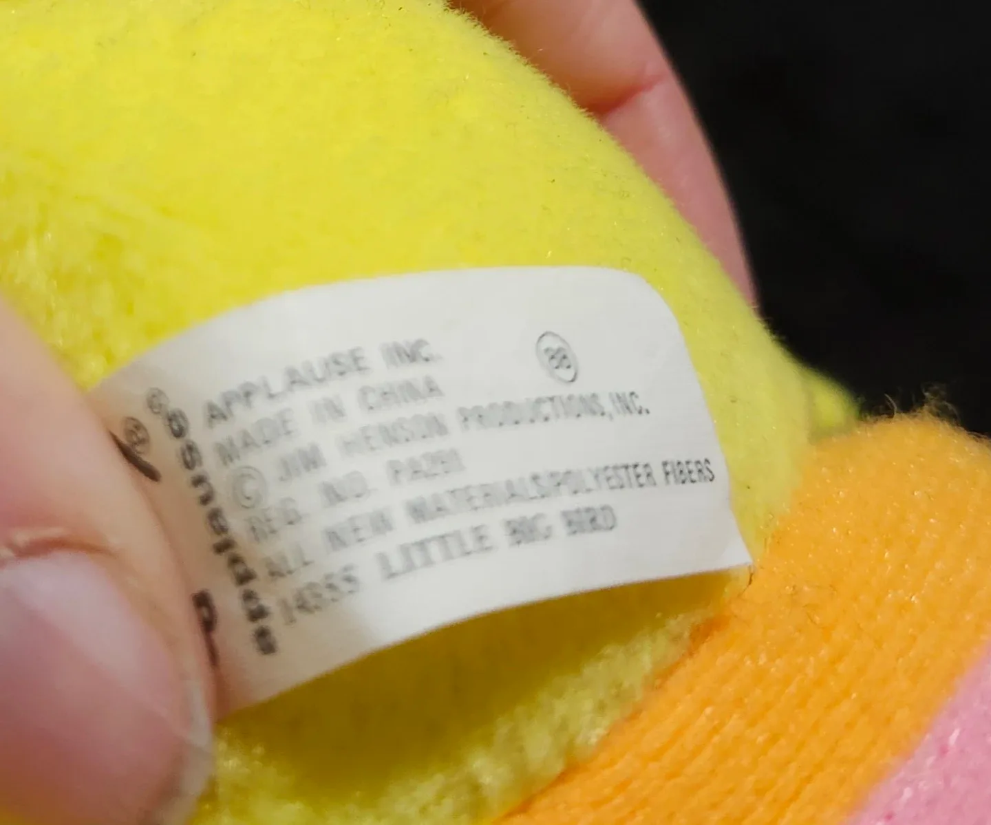 $20 applause baby big bird plush 11" image indicator(5)