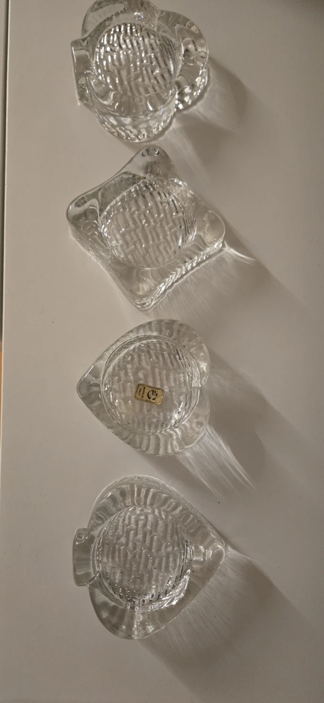 Candle holders Made in Italy Crystal