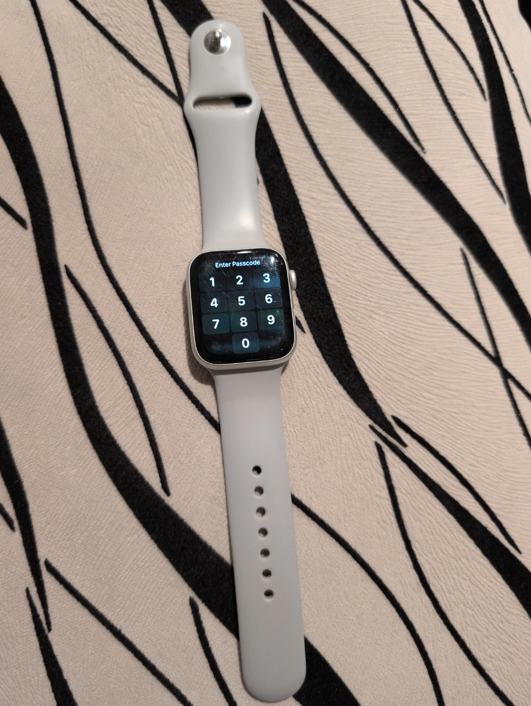 Apple Watch Series 4 with Grey Band