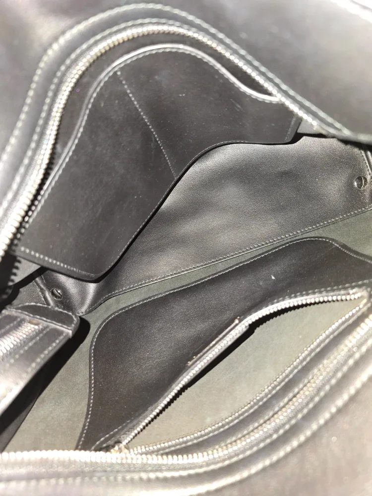 Salvatore Ferragamo Black Leather Tote Bag image indicator(3)