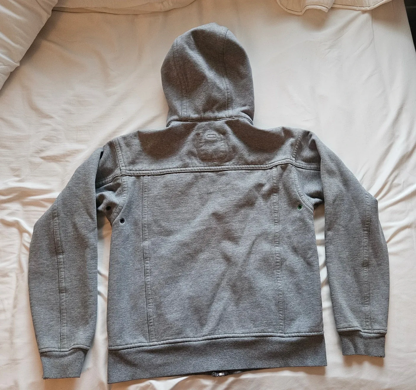 Lululemon Scuba Hoodie Jacket Grey Size 6 Medium image indicator(2)
