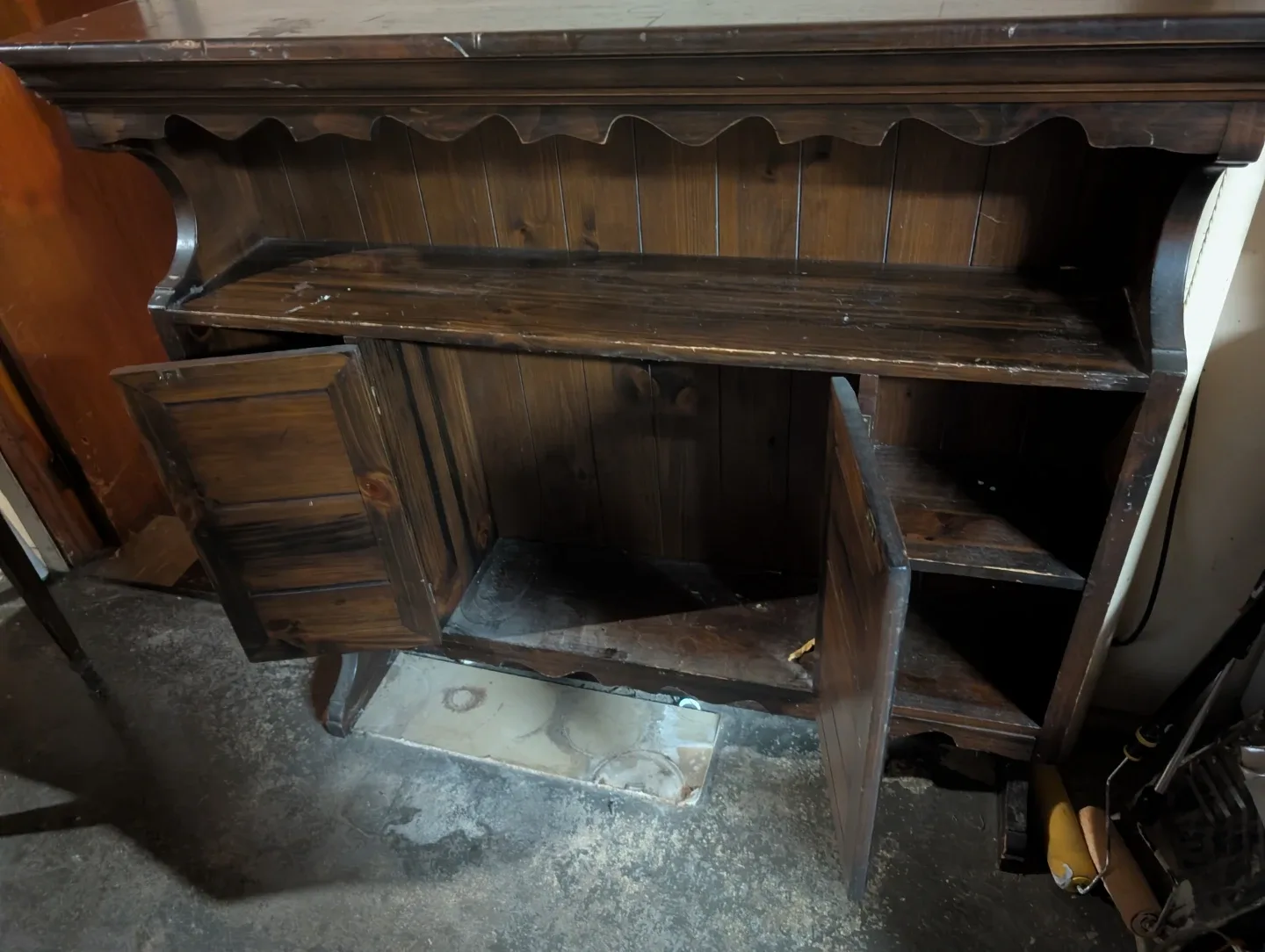 Wooden Hutch Cabinet image indicator(5)