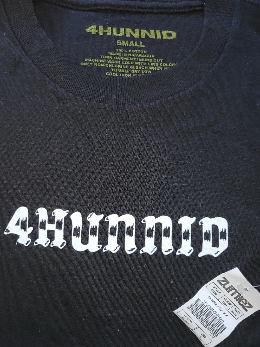 Zumiez 4Hunnid Black Graphic T-Shirt - Small - photo 3