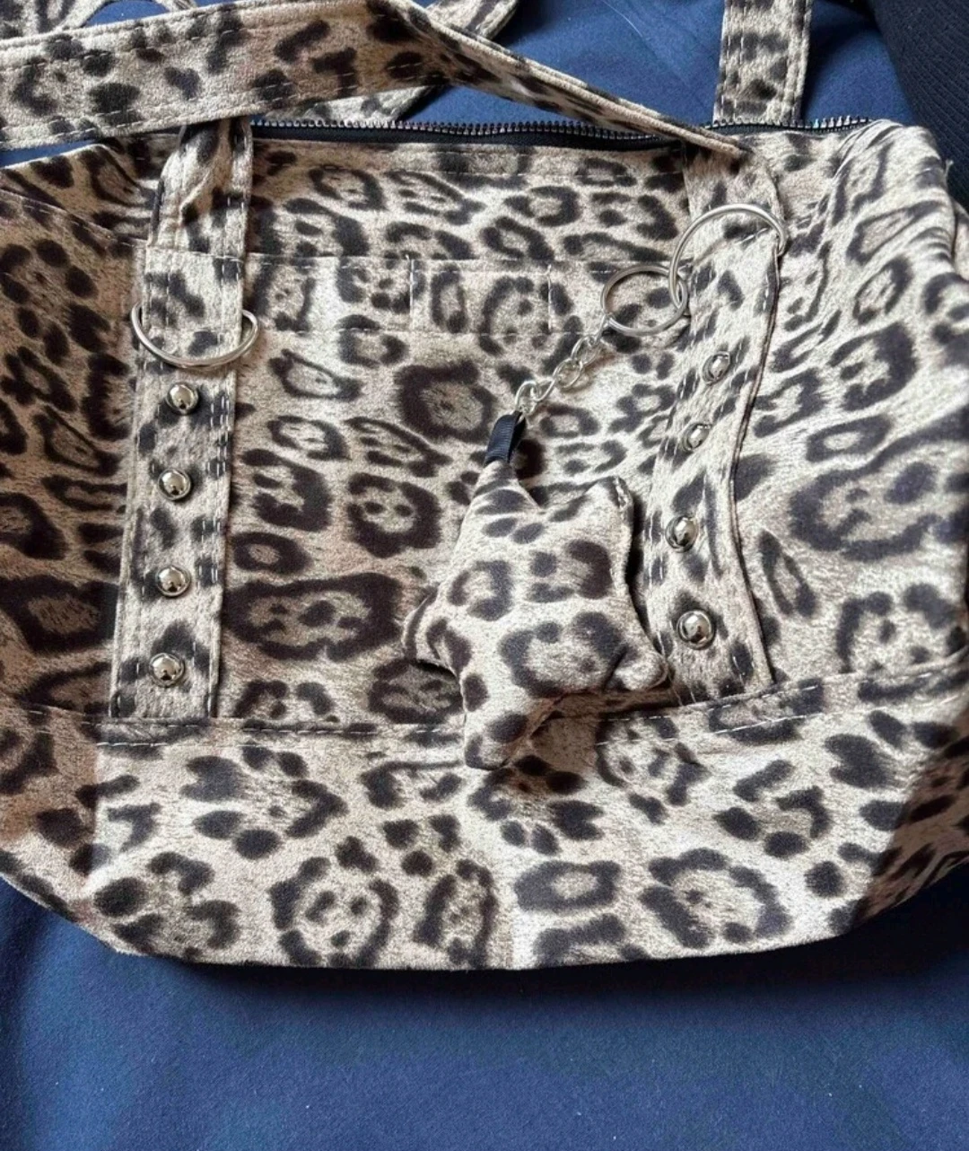 Brand New Leopard Print Small Duffel Bag - photo 3