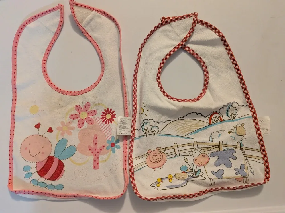 Two Baby Bibs