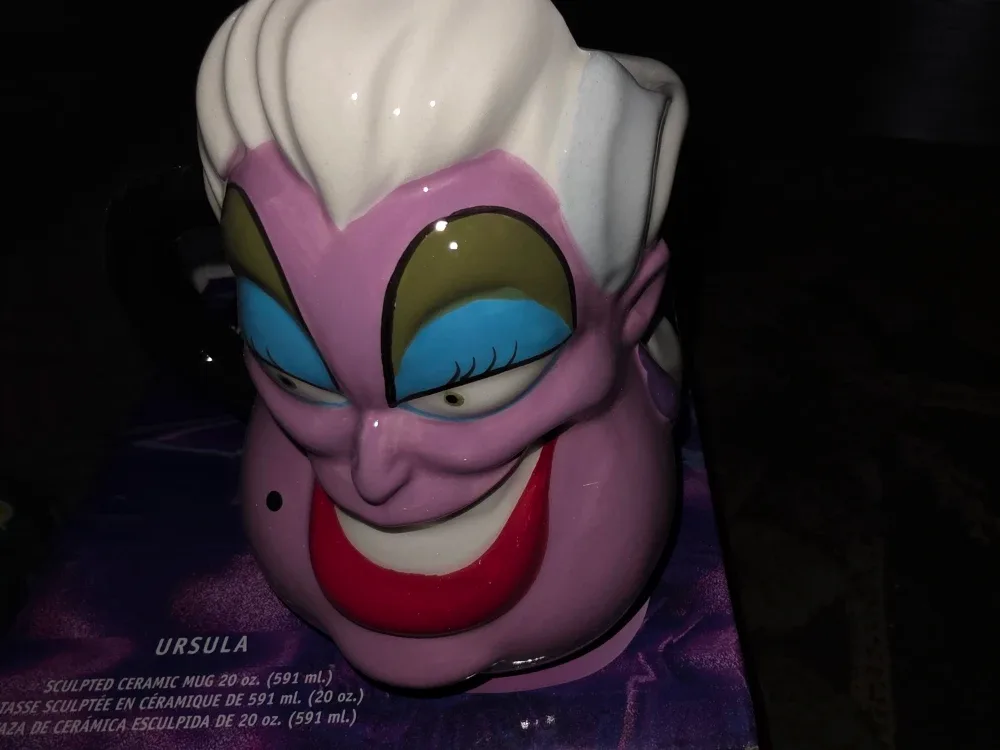 Disney Villains Ursula Sculpted Ceramic Mug 20oz