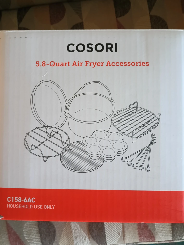 Cosori 5.8-Quart Air Fryer Accessories - New in Box!
