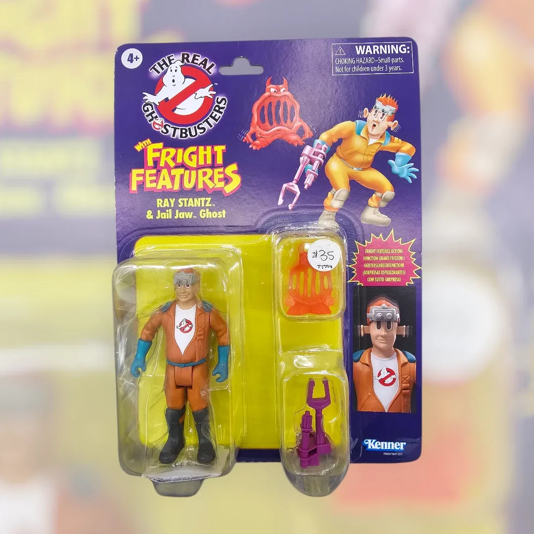The Real Ghostbusters Ray Stantz Fright Features Action Figure