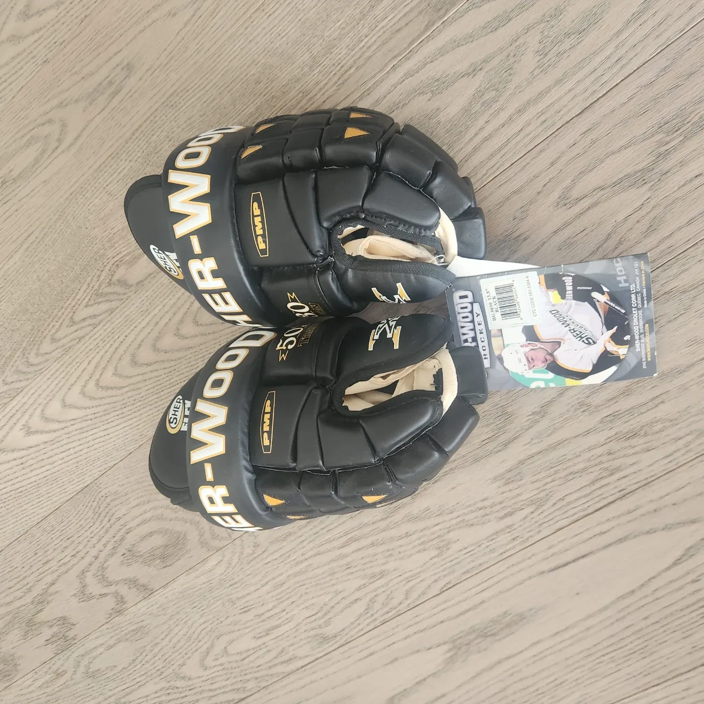 CCM Hockey Helmet, Easton Skates, Sherwood Gloves image indicator(4)