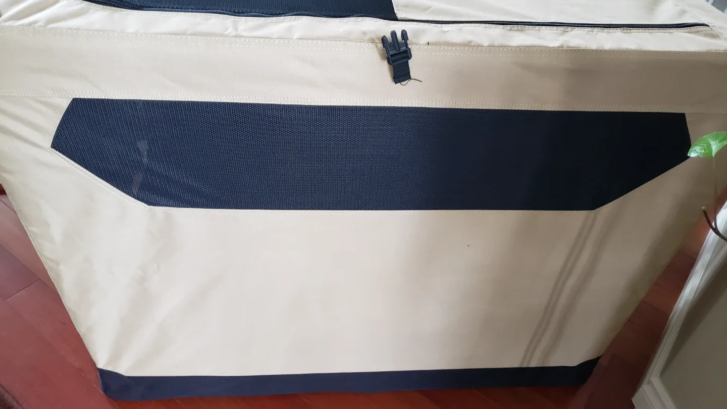 Amazon Basics Portable  Pet Kennel 42 in.New never used image indicator(6)