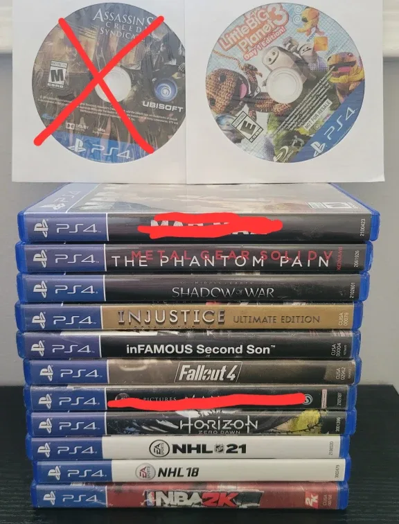 Playstation 4 Games, Starting at $5