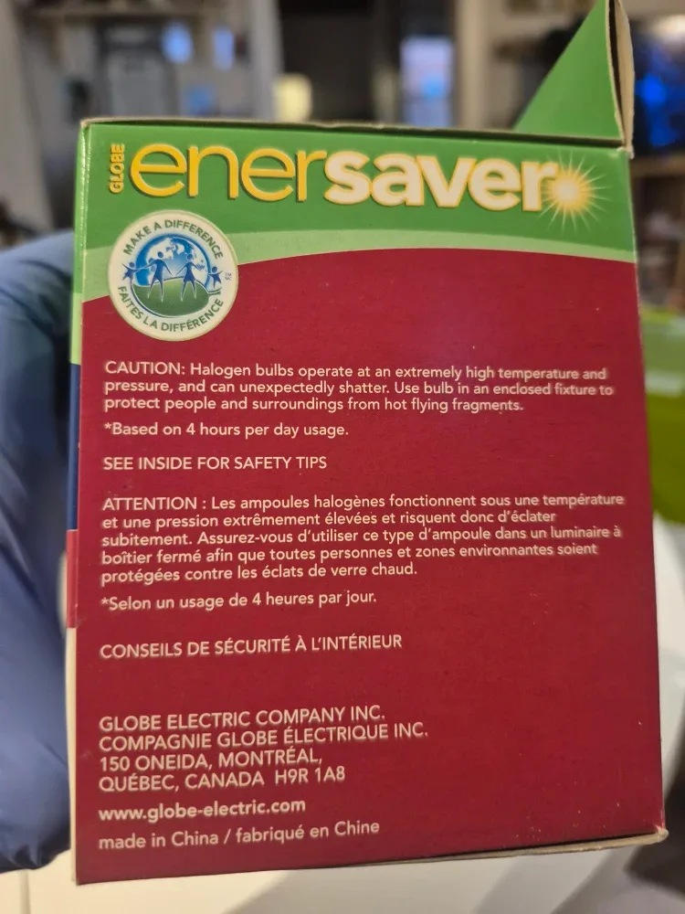 Globe Enersaver 40W Halogen Vanity Bulbs - New image indicator(3)