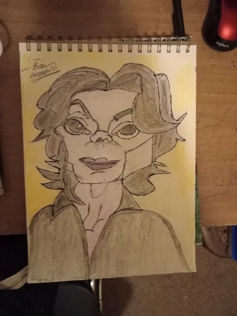 Micheal Jackson Drawing Illustration by custom artist Sherwin image indicator(6)