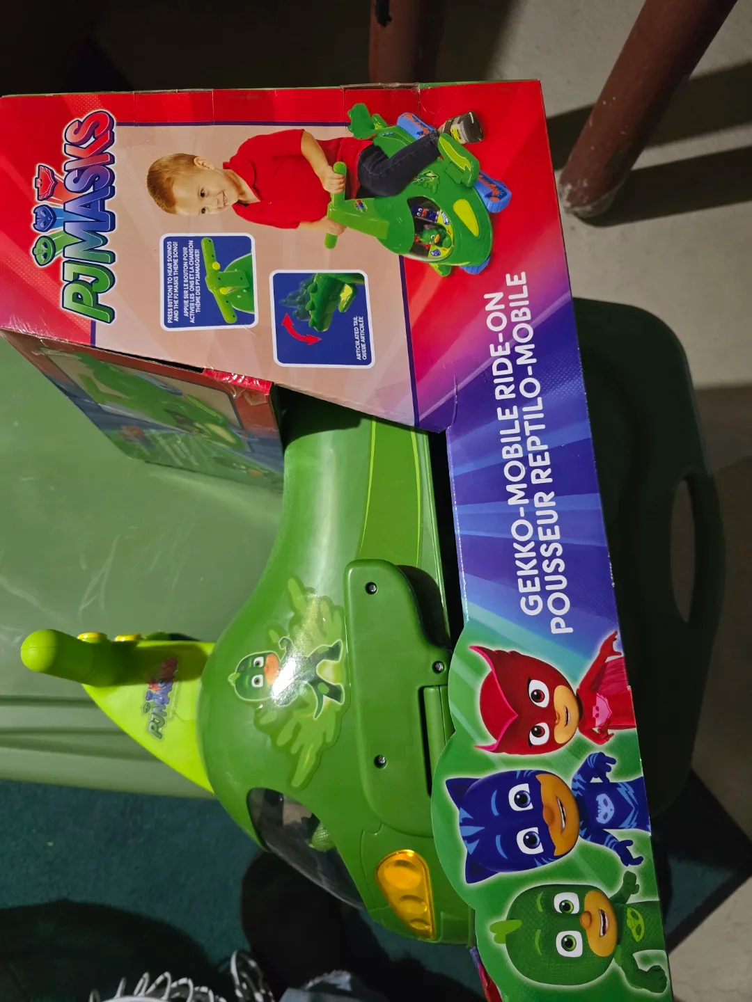PJ Masks Gekko-Mobile Ride-On Toy - New in Box! image indicator(3)