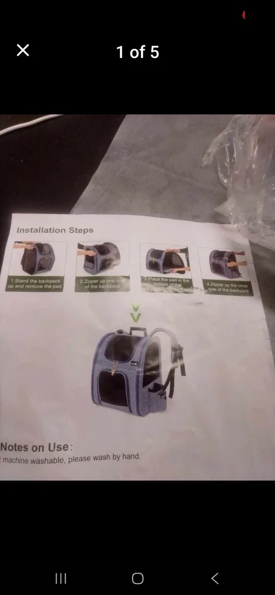 Pet Backpack Carrier for Small Dogs image indicator(4)