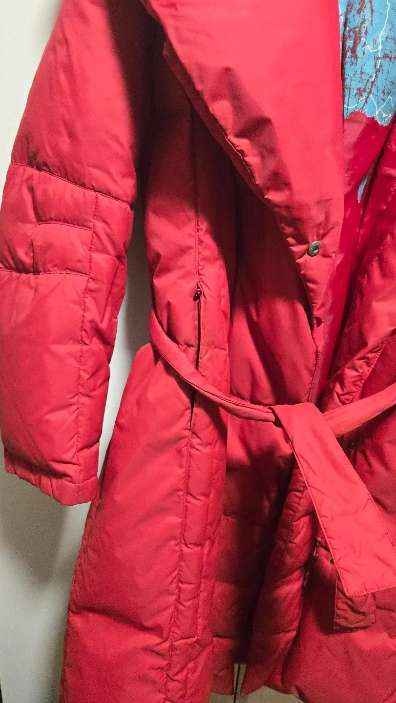 Evona Red Padded Down Coat image indicator(2)