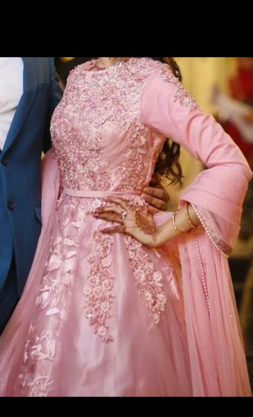 Pink Embroidered Gown - photo 4