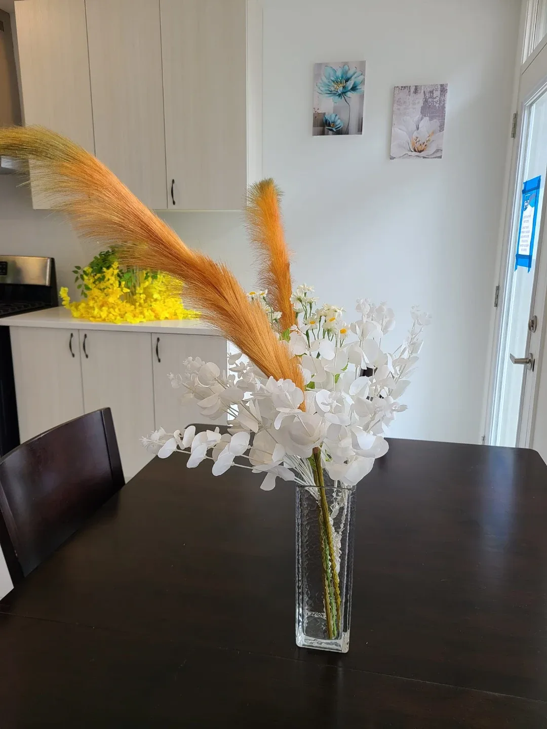 Artificial Flower Arrangements with vase