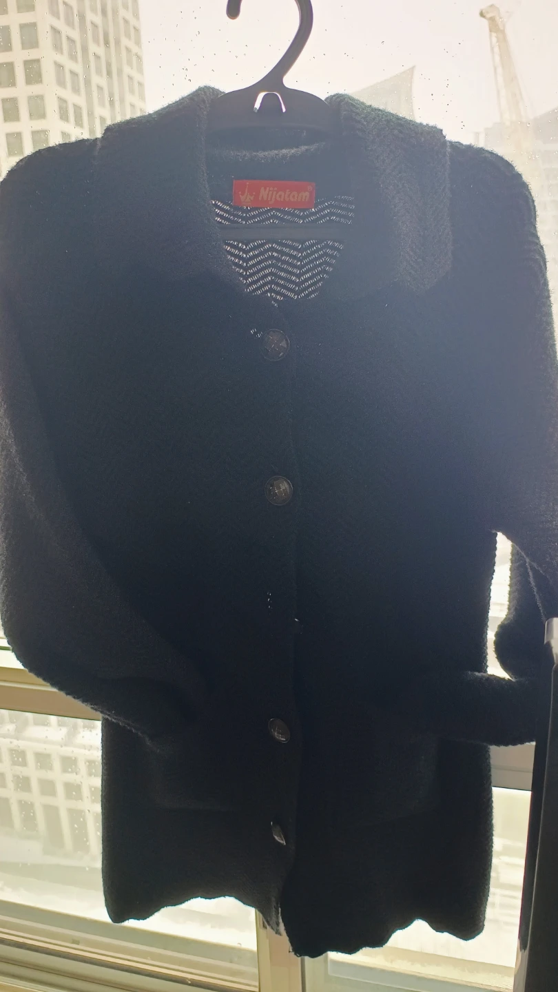 Nijatam Black Knit Cardigan - photo 3