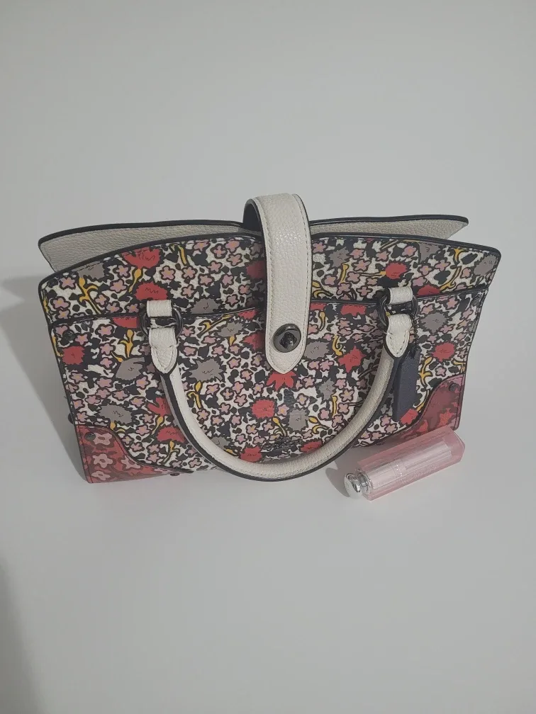 Coach Floral Print Satchel image indicator(7)