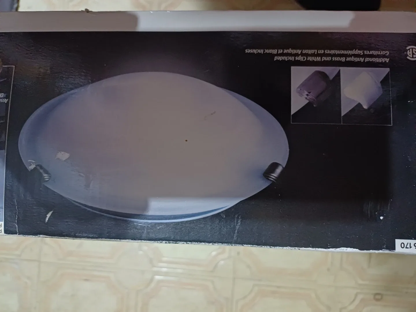 🥕 NEW Hampton Bay 2-Light Pewter Flushmount Ceiling Light 🥕 image indicator(3)