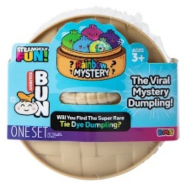 Rainbow SQUISHY BUN Rainbow Mystery viral Tik Tok