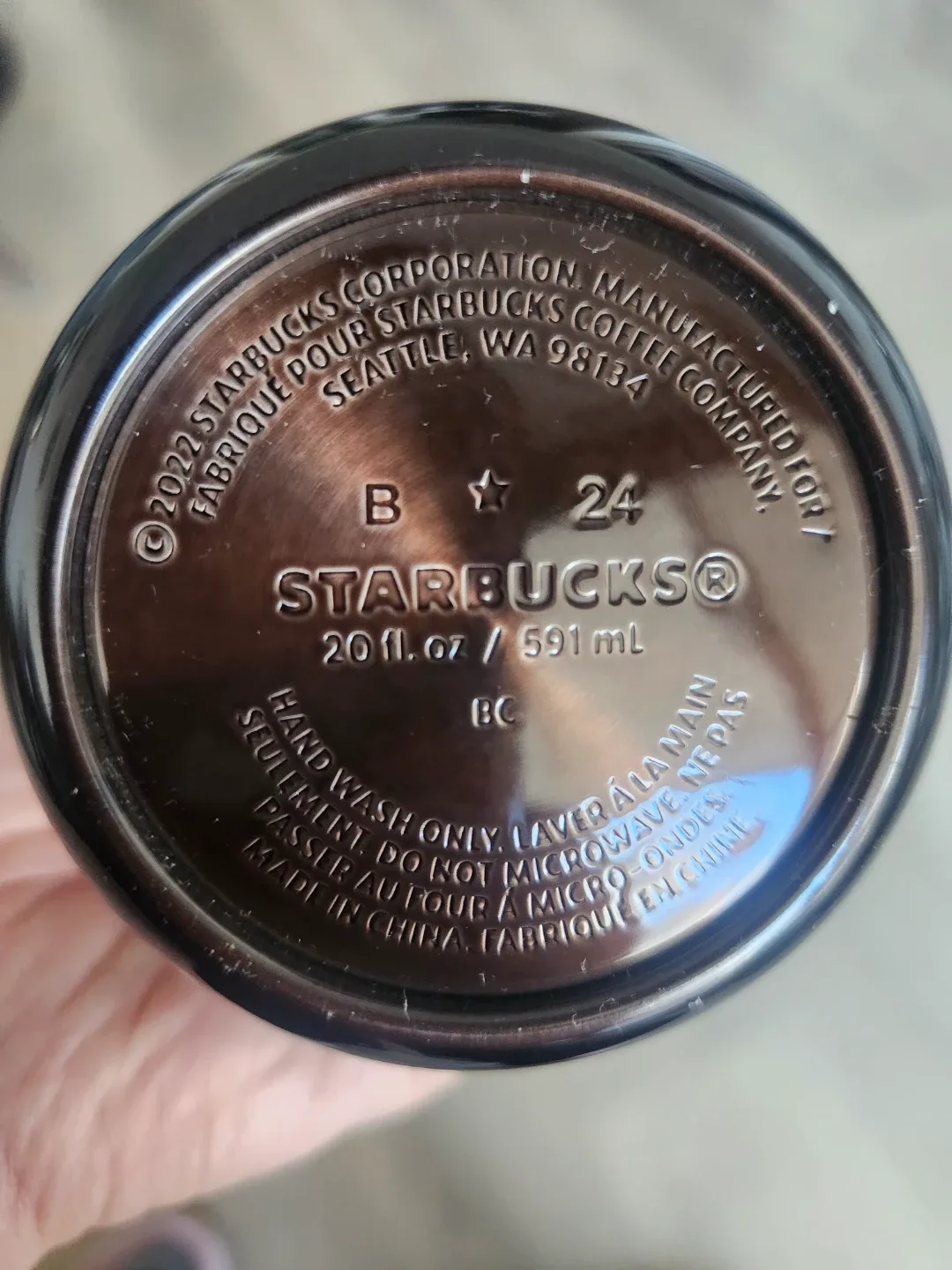 BRAND NEW Starbucks 20 fl oz Tumbler image indicator(4)