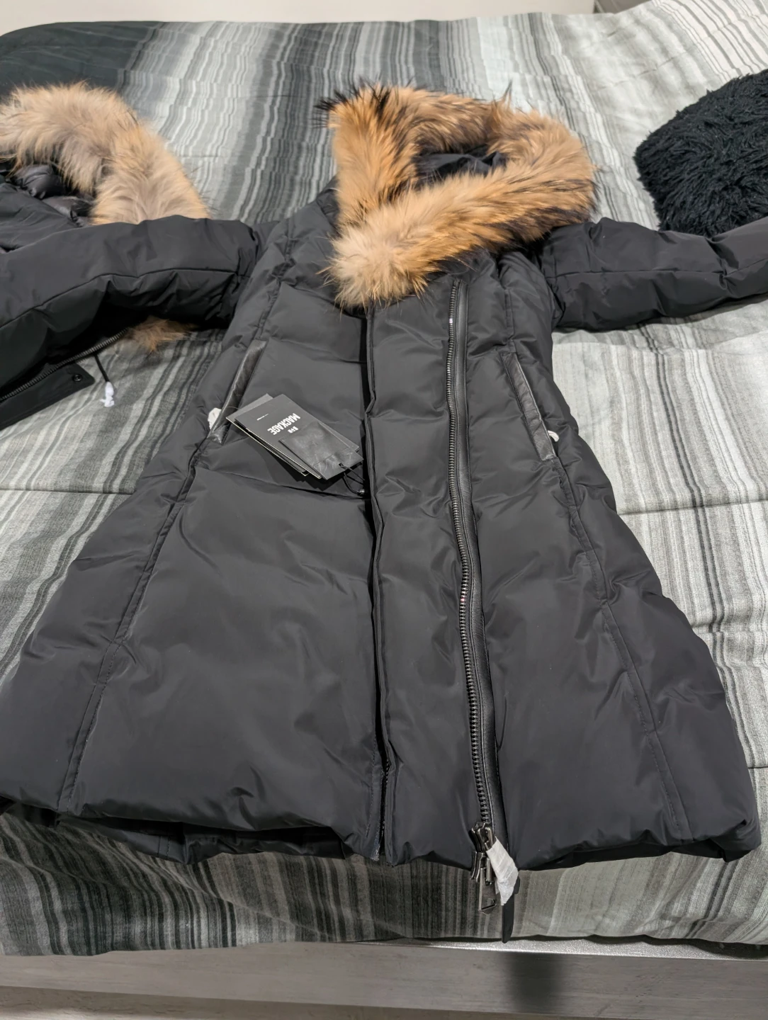 Mackage Black Down Parka - XS - photo 3