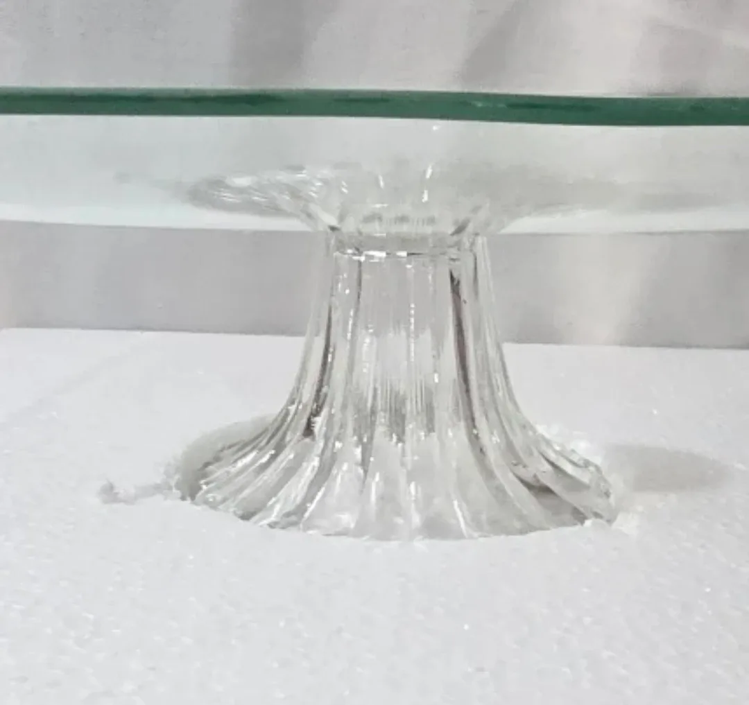 Chic Circleware Glass Cake Plate - NEW! image indicator(3)