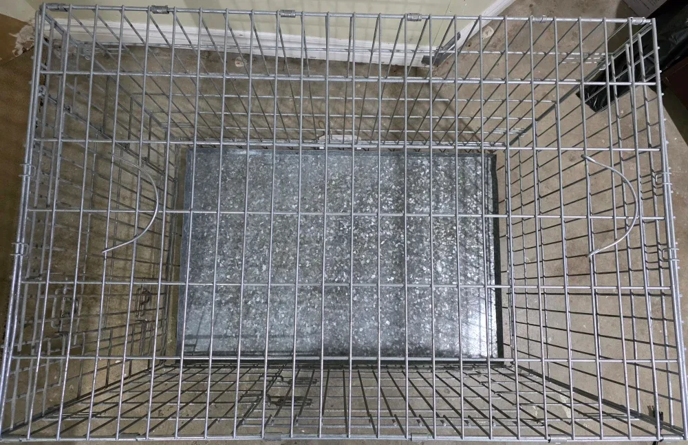 Like New Steel 2 Door Large Dog Crate image indicator(2)