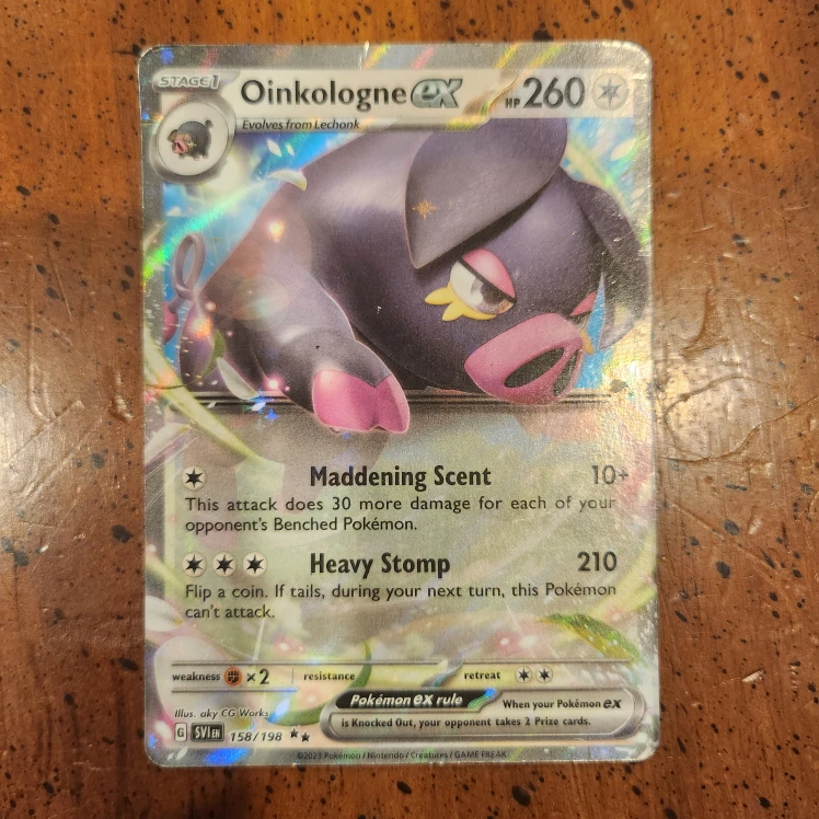 Oinkologne EX Pokemon Card　 🌱
