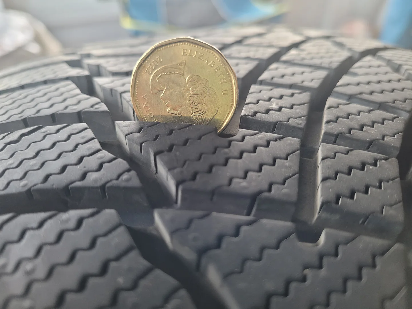 Honda CRV Winter Tires  Like New!  235/65 R17 2024 image indicator(2)