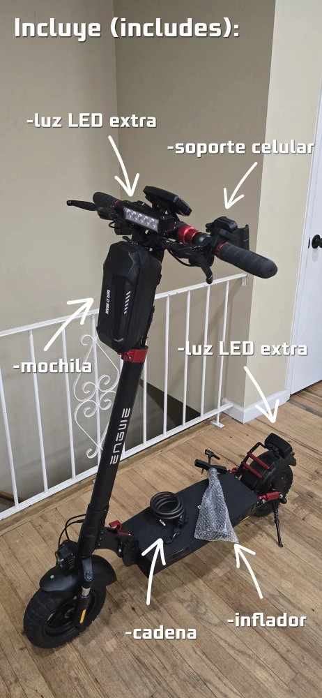 Engwe Y600 Electric Scooter - Like New! - photo 2