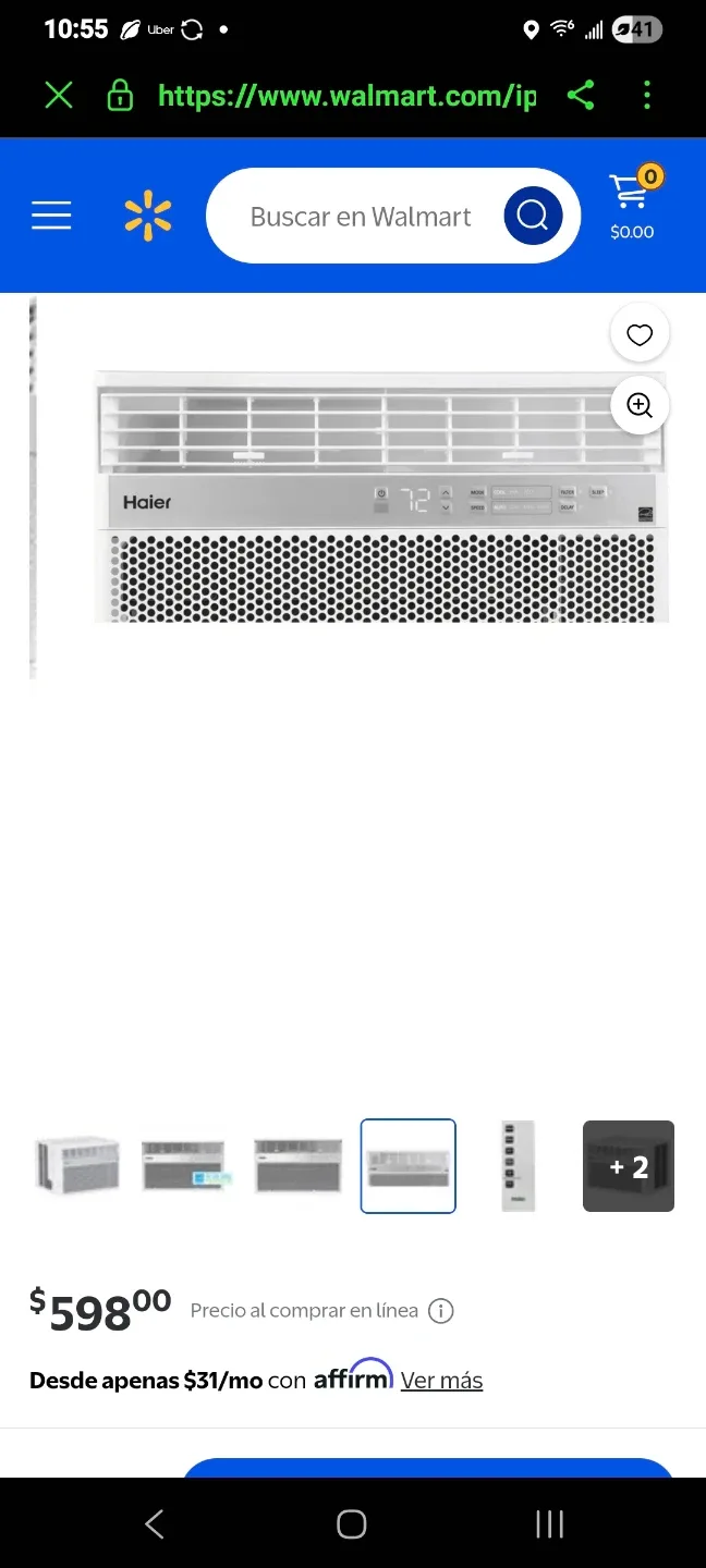 Haier Window Air Conditioner image indicator(2)