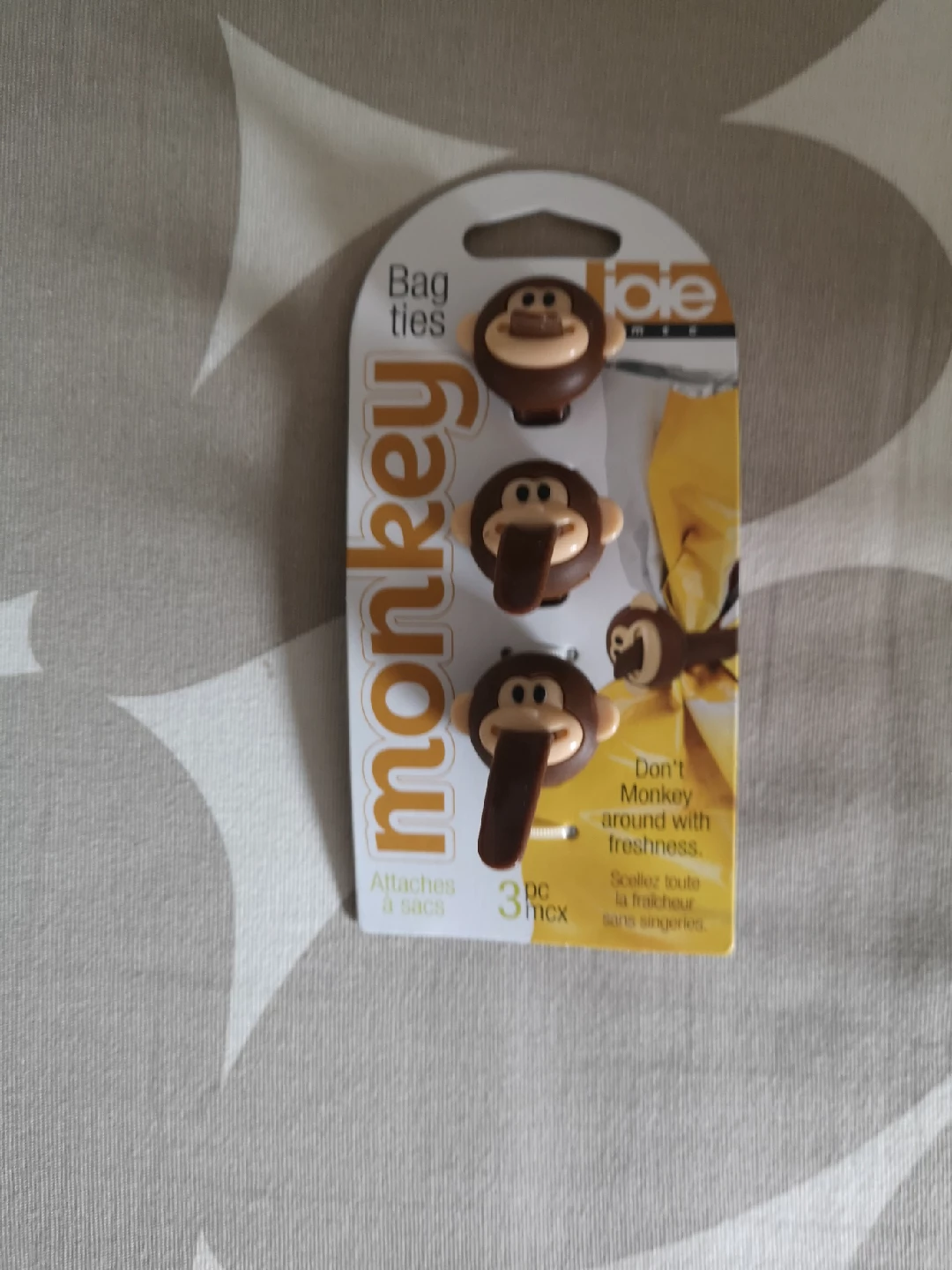 Joie Monkey Bag Ties - Set of 3